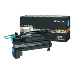 Lexmark originální toner C792X1CG, cyan, 20000str., extra high capacity, return
