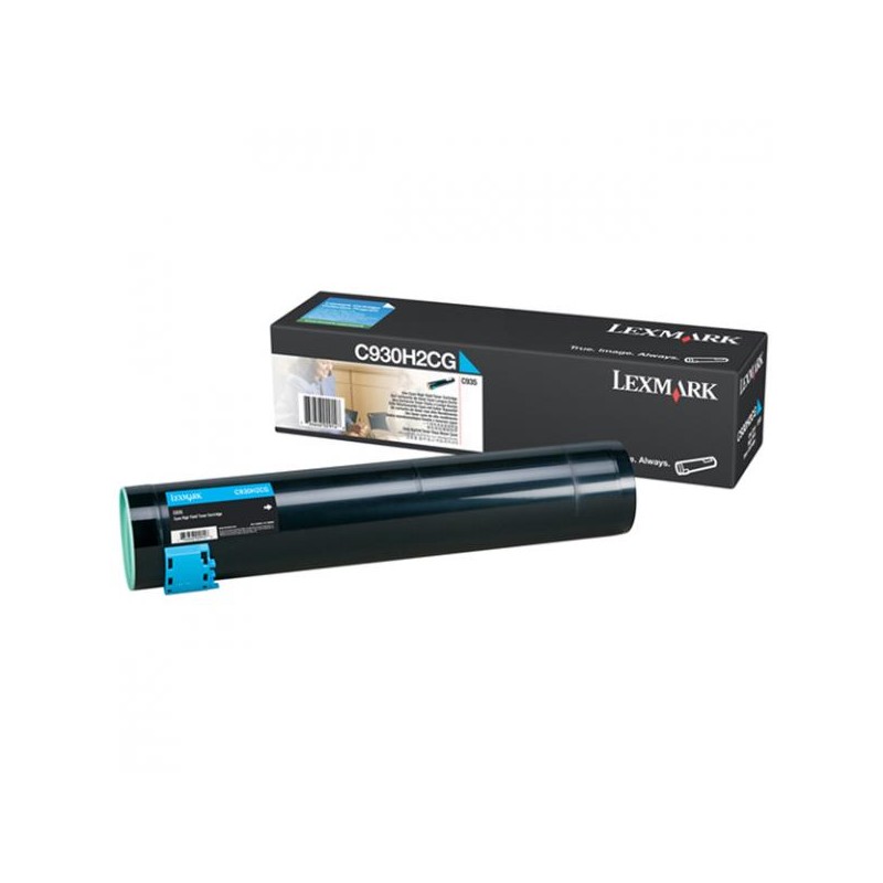 Lexmark originální toner C930H2CG, cyan, 24000str.