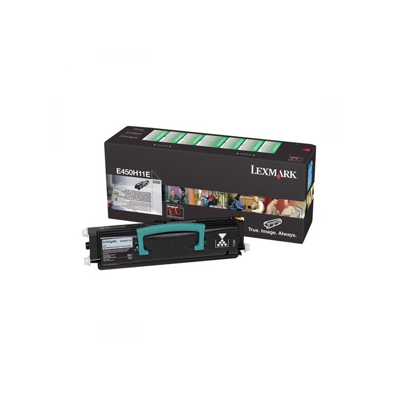 Lexmark originální toner E450H11E, black, 11000str., return