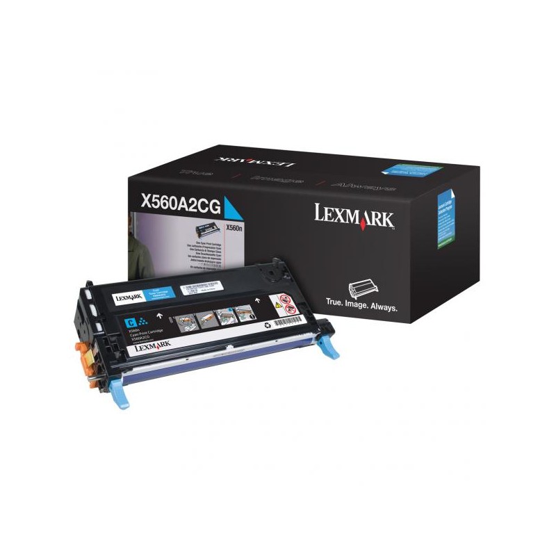 Lexmark originální toner X560A2CG, cyan, 4000str.