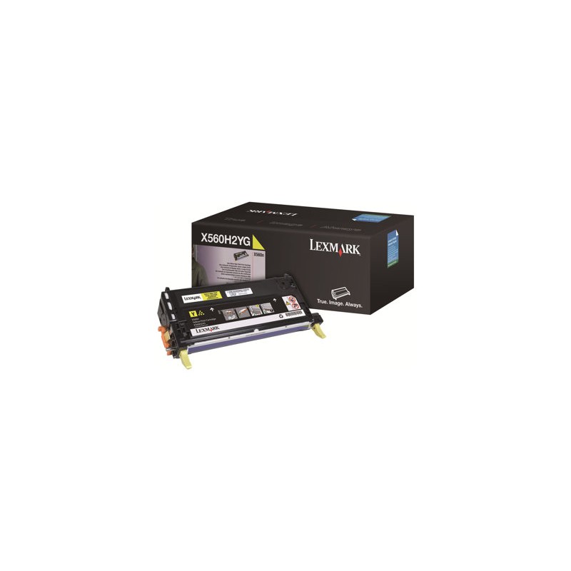 Lexmark originální toner X560H2YG, yellow, 10000str.
