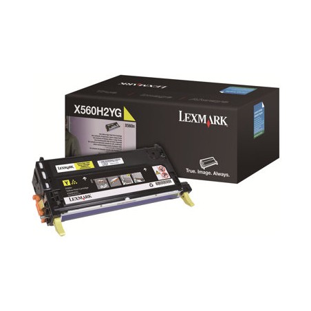 Lexmark originální toner X560H2YG, yellow, 10000str.