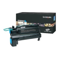 Lexmark originální toner X792X2CG, cyan, 20000str., extra high capacity
