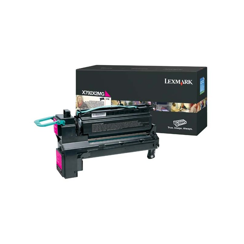 Lexmark originální toner X792X2MG, magenta, 20000str., extra high capacity