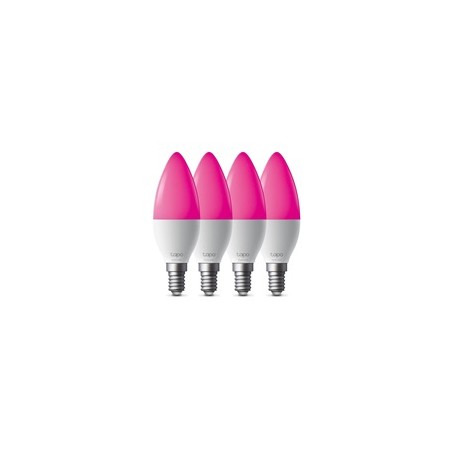 Tapo L430C(4-pack) chytrá WiFi stmívatelná LED barevná žárovka