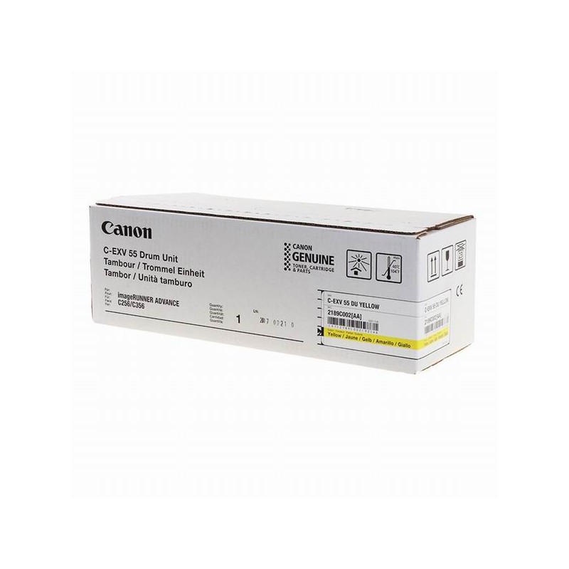 Canon originální válec C-EXV55 Y, 2189C002, yellow, 45000str., DOPRODEJ