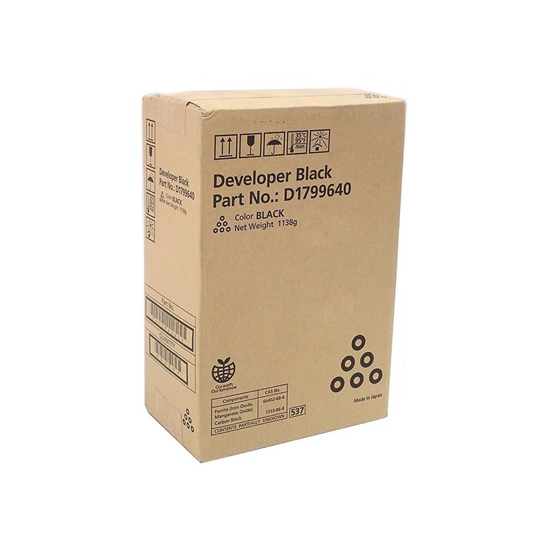 Ricoh originální developer D1799640, D1809640, black, 860000str.