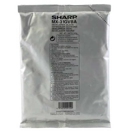 Sharp originální developer MX31GVBA, black, 100000str.