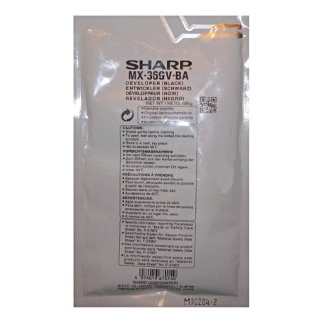 Sharp originální developer MX-36GVBA, black, 100000str.