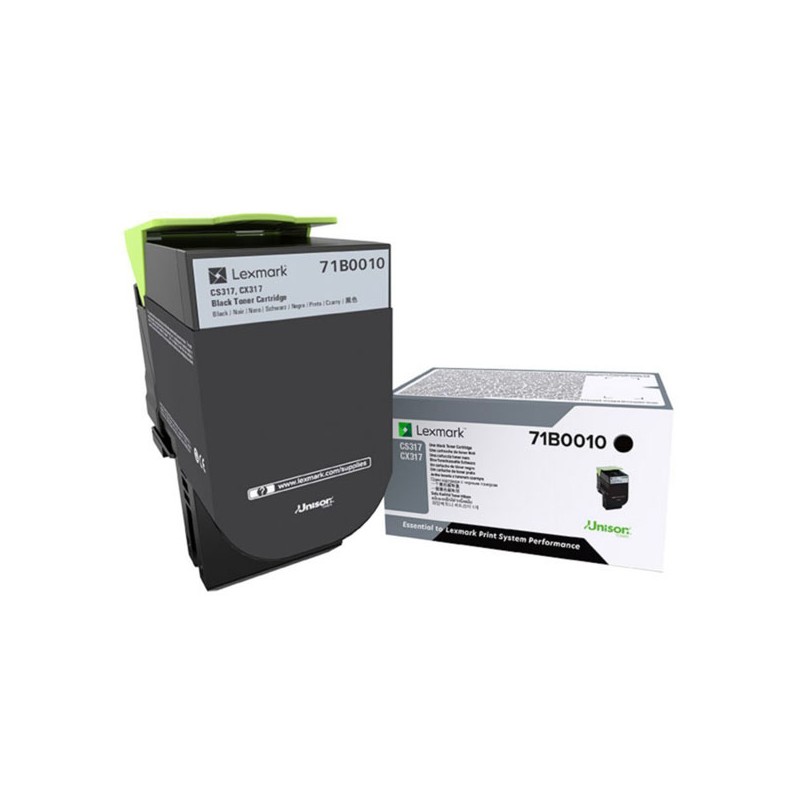 Lexmark originální toner 71B0010, black, 3000str.