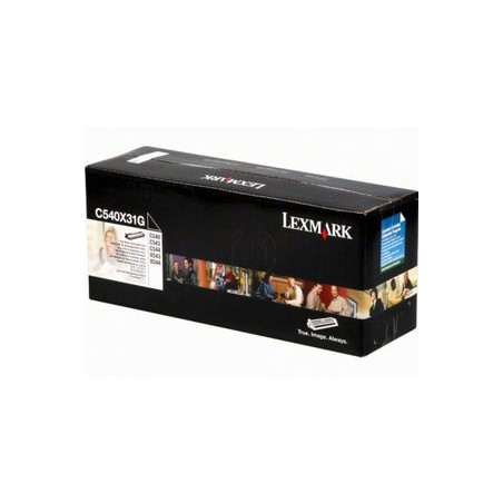 Lexmark originální developer 0C540X31G, black, 30000str.