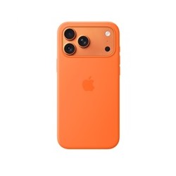 Apple iPhone 17 Pro Max Silicone Case with MagSafe – Orange