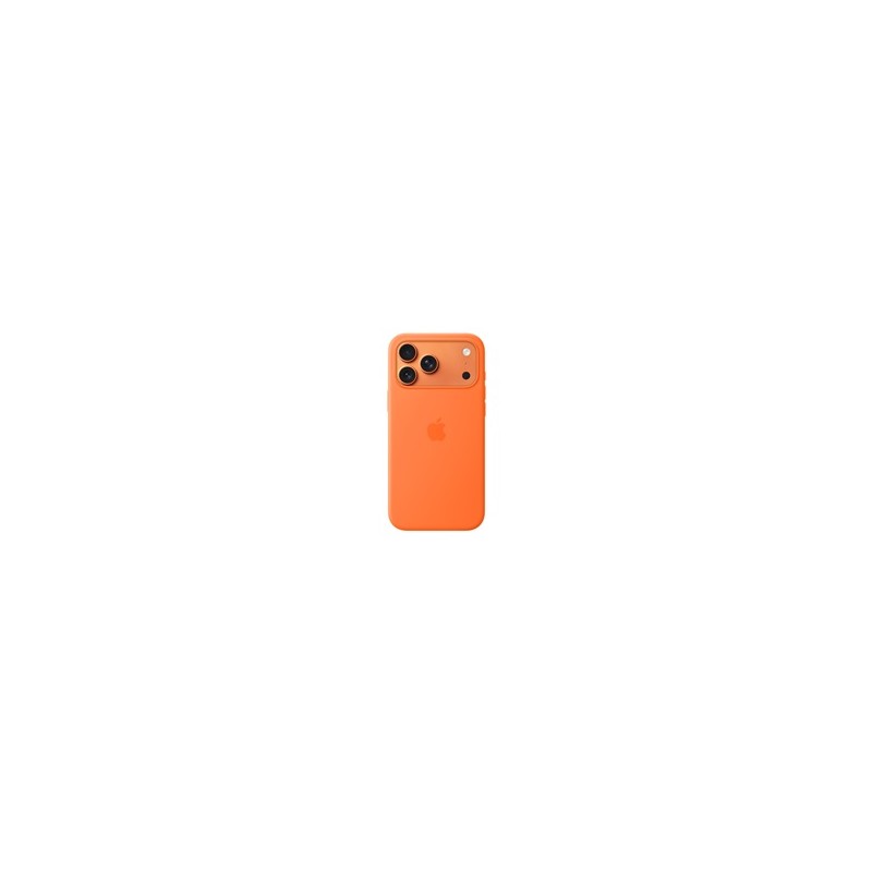 Apple iPhone 17 Pro Max Silicone Case with MagSafe – Orange
