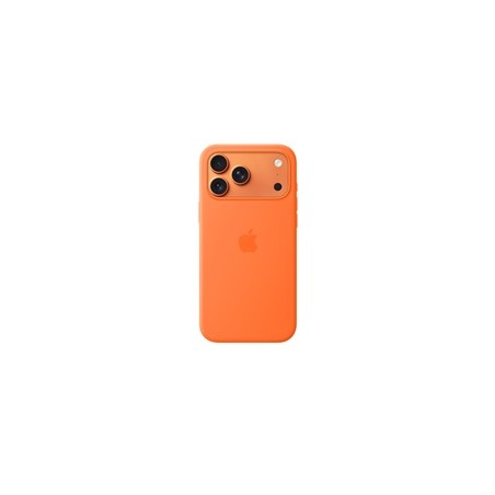 Apple iPhone 17 Pro Max Silicone Case with MagSafe – Orange