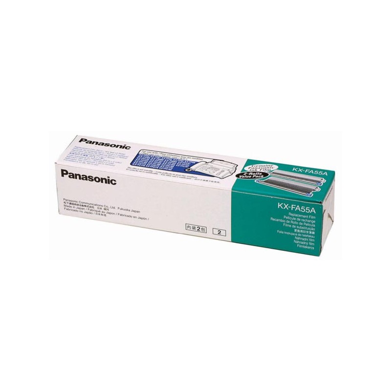 Panasonic originální fólie do faxu KX-FA55A, 2*150s, Panasonic Fax KX-FP 82, 80, 81, 85, 86, 150, 155, KX-FM 90