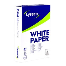 Xerografický papír Lyreco, A4, 80 g/m2, bílý, 500 listů, DOPRODEJ