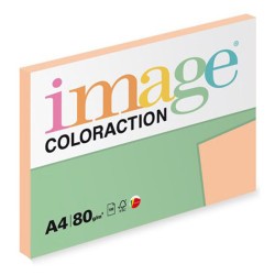 Xerografický papír Coloraction, Savana, A4, 80 g/m2, světle oranžový, 100 listů, vhodný pro inkoustový tisk