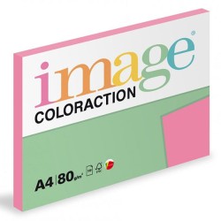Xerografický papír Coloraction, Malibu, A4, 80 g/m2, reflexní růžový, 100 listů, vhodný pro inkoustový tisk