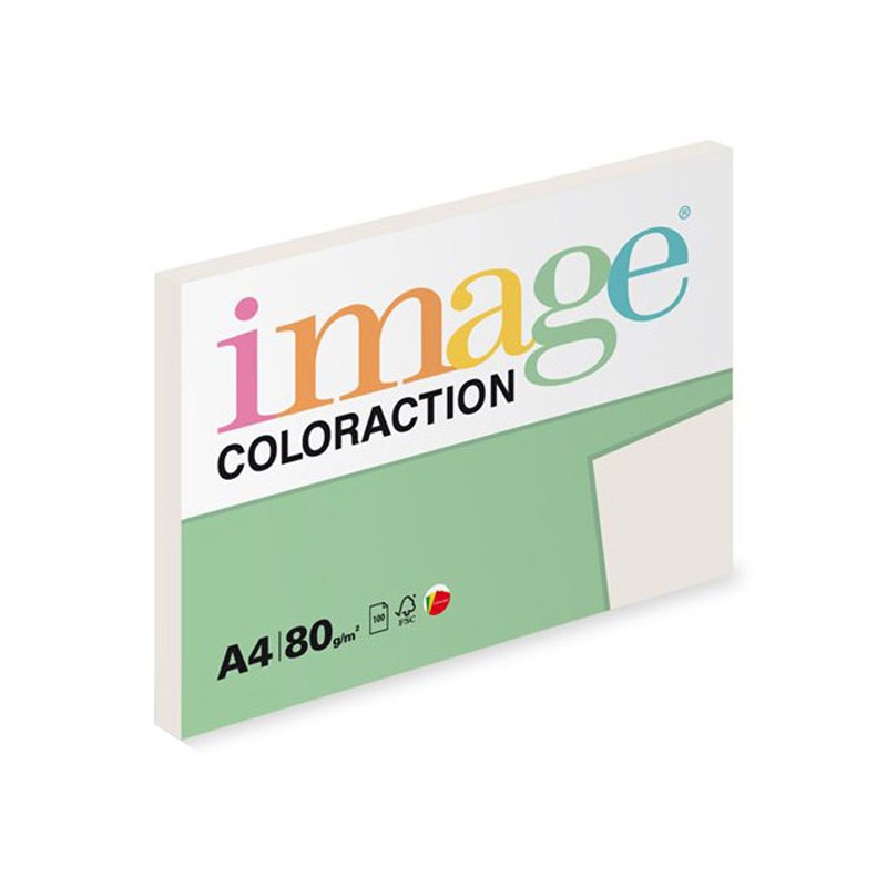 Xerografický papír Coloraction, Iceland, A4, 80 g/m2, šedý, 100 listů, vhodný pro inkoustový tisk