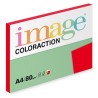 Xerografický papír Coloraction, Chile, A4, 80 g/m2, tmavě červený, 100 listů, vhodný pro inkoustový tisk