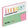 Xerografický papír Coloraction, Coral, A4, 80 g/m2, středně růžový, 100 listů, vhodný pro inkoustový tisk