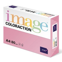 Xerografický papír Coloraction, Coral, A4, 80 g/m2, středně růžový, 500 listů, vhodný pro inkoustový tisk