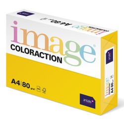 Xerografický papír Coloraction, Sevilla, A4, 80 g/m2, tmavě žlutý, 500 listů, vhodný pro inkoustový tisk