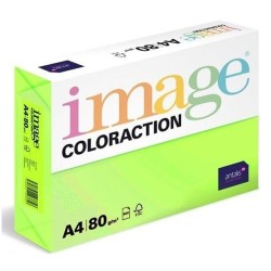 Xerografický papír Coloraction, Rio, A4, 80 g/m2, reflexní zelený, 500 listů, vhodný pro inkoustový tisk