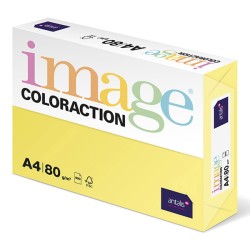 Xerografický papír Coloraction, Florida, A4, 80 g/m2, citrónově žlutý, 500 listů, vhodný pro inkoustový tisk