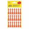 Avery Zweckform etikety 39mm x 9mm, oranžové, 21 etiket, varovné, šipka, baleno po 3 ks, 3008, pro ruční popis