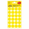 Avery Zweckform etikety 18mm, žluté, 24 etiket, značkovací, baleno po 4 ks, 3007, pro ruční popis