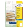 Avery Zweckform etikety 210mm x 297mm, A4, průhledné, transparentní, 1 etiketa, na balíky, baleno po 25 ks, J8567-25, pro