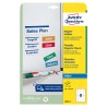 Avery Zweckform štítky 50mm x 140mm, A4, matné, bílé, 8 štítků, magnetické, baleno po 5 ks, J8875-5, pro inkoustové tiskárny