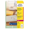 Avery Zweckform etikety 99.1mm x 42.3mm, průhledné, transparentní, 12 etiketa, adresní, baleno po 25 ks, L4772-25, pro laserové