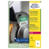 Avery Zweckform etikety 210mm x 148mm, A4, bílé, 2 etikety, velmi odolné, baleno po 40 ks, L7916-40, pro laserové tiskárny a