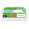 Dymo papírové štítky 89mm x 41mm, bílé, na jmenovky, snímatelné, 6 x 300 ks, 2234187, 6 rolí v balení, cena za balení