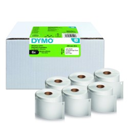 Dymo papírové štítky 210mm x 102mm, bílé, pro DHL, 6 x 140 ks, 2177565, 6 rolí v balení, cena za balení