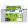 Dymo papírové štítky 101mm x 54mm, bílé, pro přepravu, 6 x 220 ks, 2093092, 6 rolí v balení, cena za balení