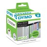 Dymo papírové štítky 190mm x 59mm, bílé, na široké pořadače, 110 ks, 99019, S0722480