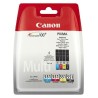 Canon CLI-551 multipack (CMYK) + PP-201 fotopapír 50x, CLI-551/PP-201, foto papír, výtěžnost 4x7ml typ lesklý, 6508B005, bílý