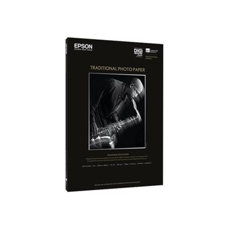 Epson Traditional Photo Paper - A4 (210 x 297 mm) - 330 g/m? - 25 listy fotografický papír - pro SureColor P5000, P800