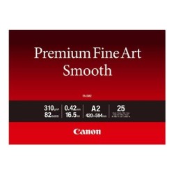 Canon Premium Fine Art FA-SM2 - Hladký - 16,5 mil - A2 (420 x 594 mm) - 310 g/m? - 82 libry - 25 listy fotografický papír - pro