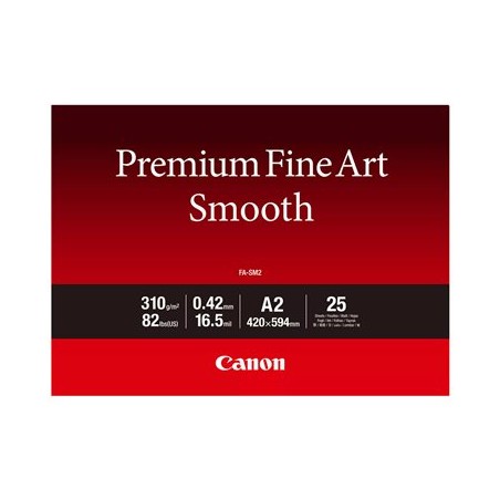 Canon Premium Fine Art Smooth, FA-SM2, foto papír, matný, 1711C016, bílý, A2, 310 g/m2, 25 ks, inkoustový
