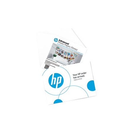 HP Advanced Photo Paper, 49V50A, foto papír, lesklý, bílý, 12,7x12,7cm, 5x5", 250 g/m2, 20 ks, inkoustový