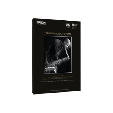 Epson Traditional Photo Paper - A3 plus (329 x 423 mm) - 330 g/m? - 25 listy fotografický papír - pro SureColor P5000, P800