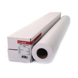 Canon 610/30/2", Matt Coated Paper, matný, 24", 7215A006, 180 g/m2, papír, 610mmx30m, bílý, pro inkoustové tiskárny, role