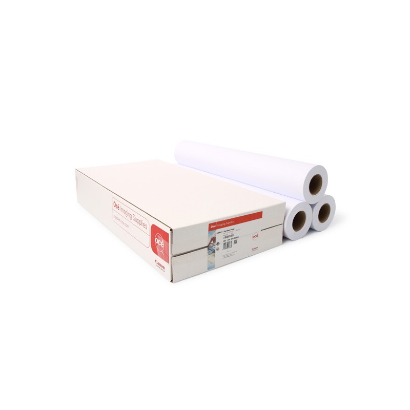 Canon-Océ IJM021, Roll Paper Standard, matný, 36", 3-pack, 7675B055, 90 g/m2, papír, 914mmx50m, bílý, pro technický tisk, role