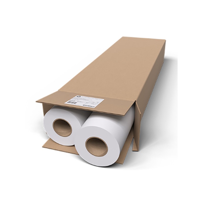 HP Bright White Inkjet Paper MULTIPACK, 119 microns (4.7 mil) • 90 g/m2 (24 lbs) • 914 mm x 45.7 m , 2x C6036A - 2 role