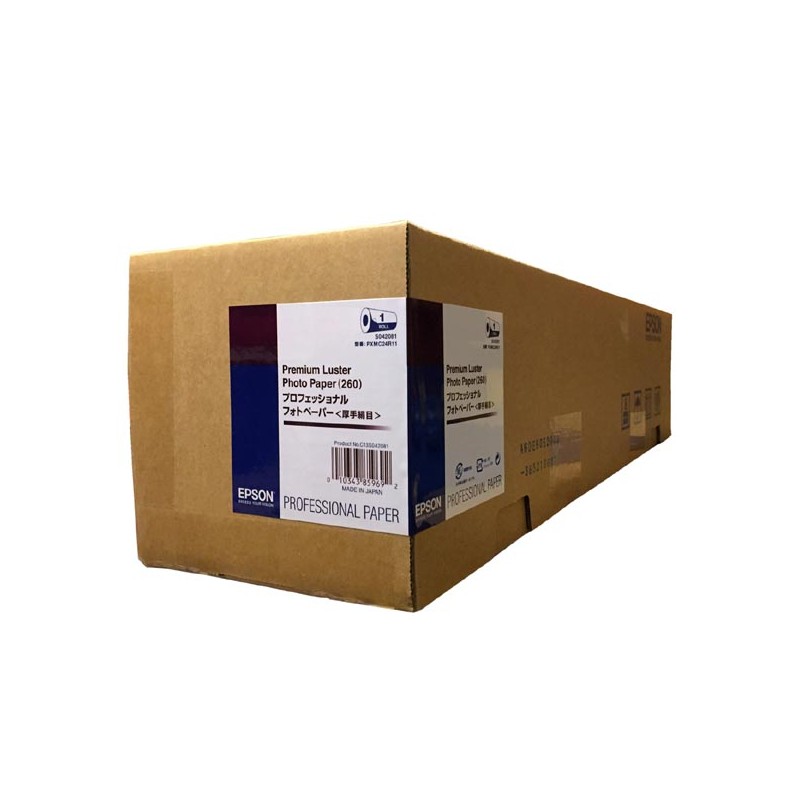 Epson 508/30.5/Premium Luster Photo Paper, 20", C13S042080, 261 g/m2, papír, 508mmx30.5m, bílý, pro inkoustové tiskárny, role