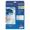 Avery Zweckform vizitky, s hladkým okrajem, 10ks/A4 typ matné, bílé, A4, 185 g/m2, 85x54mm, 25 listů, pro inkoustové a laserové